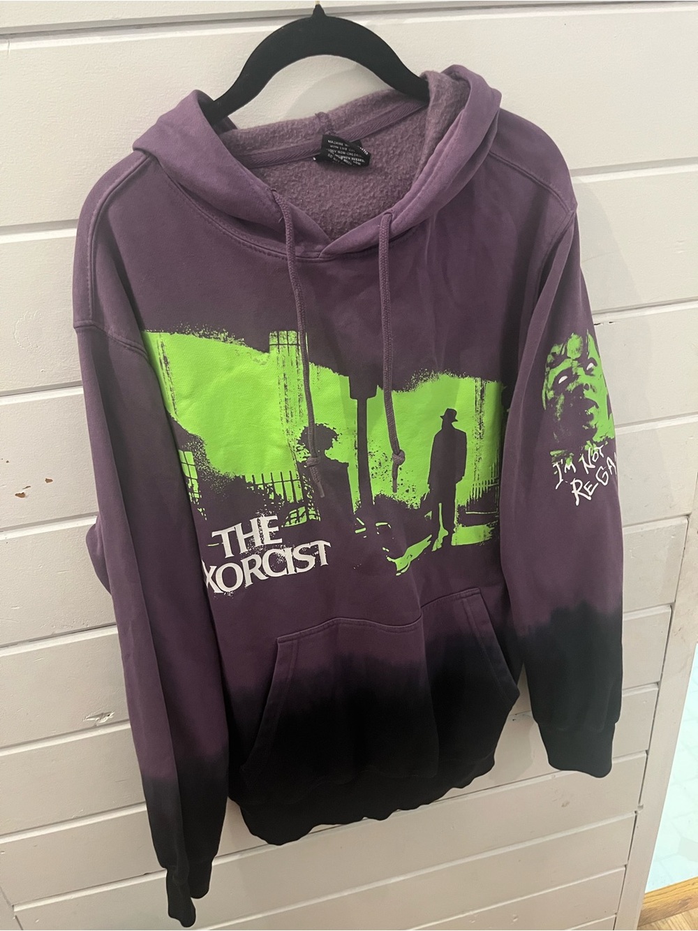 The Exorcist Men's Long Sleeve Hoodie Size M